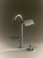 Смеситель для раковины Quadro design FFQT 21 32T на два отверстия высокий схема 7