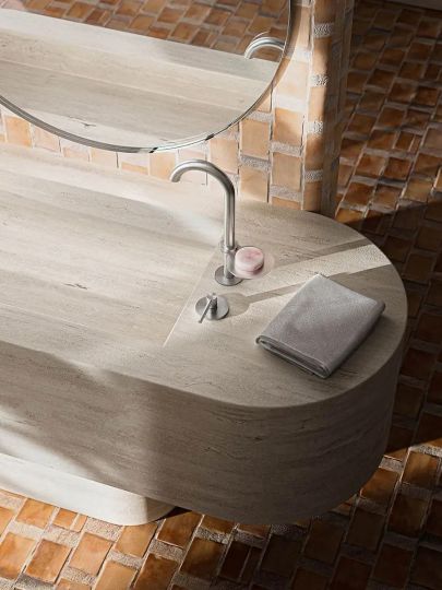 Смеситель для раковины Quadro design FFQT 21 32T на два отверстия высокий схема 10