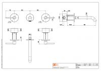 Смеситель для раковины Quadro design FFQT 21 10V встраиваемый схема 5 Смеситель для раковины Quadro design FFQT 21 10V встраиваемый схема 5