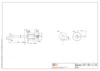 Смеситель для раковины Quadro design FFQT 21 10T встраиваемый схема 6