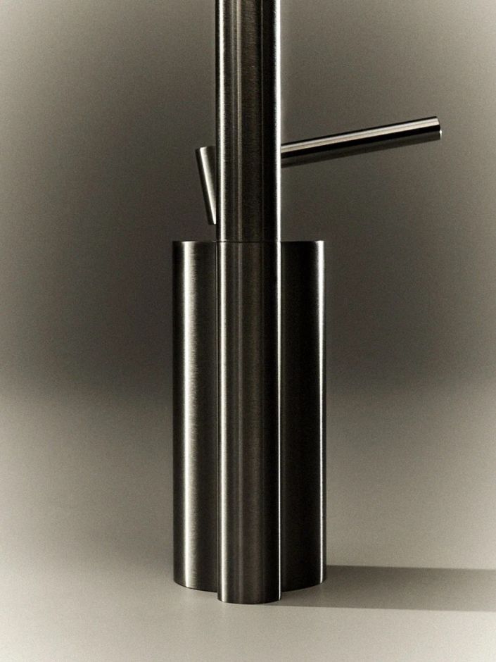 Смеситель для раковины Quadro design FFQT 21 03T с поворотным изливом ФОТО