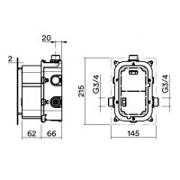 Электронный блок Quadro design Sense IN1000I только для холодной воды схема 2