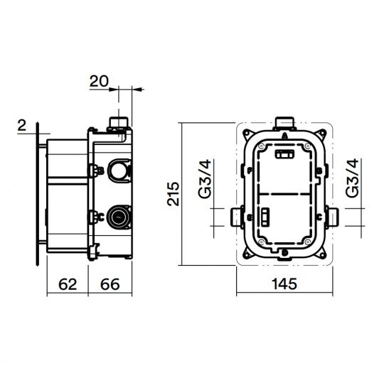 Электронный блок Quadro design Sense IN1000I только для холодной воды схема 2