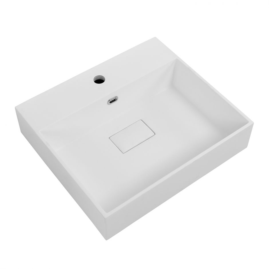 Раковина мебельная из искусственного мрамора Cezares 51х45х11,5