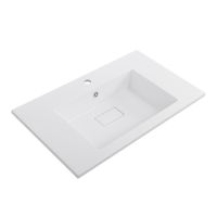 Раковина из искусственного мрамора Cezares SLIDER 80х48 схема 1