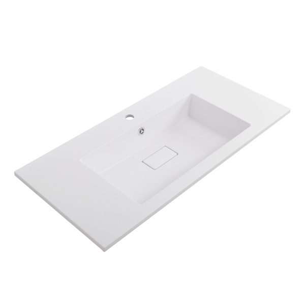 Раковина из искусственного мрамора Cezares SLIDER 100х48