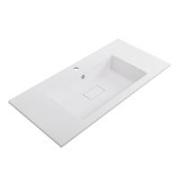 Раковина из искусственного мрамора Cezares SLIDER 100х48 схема 1