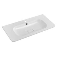 Раковина из искусственного мрамора Cezares RELAX 100х48 схема 1