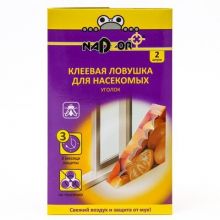 Ловушка клеевая д/мух "Уголок" 2шт., NADZOR, 1/48