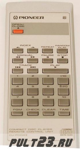 PIONEER CU-PD043, PD-75, PD-77, PD-T05, PD-T06, PD-T07A, PD-T09