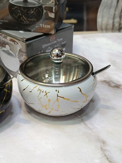 Сахарница с крышкой и ложкой 47060