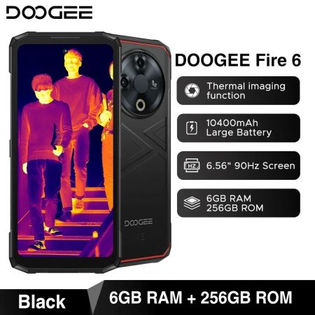 DOOGEE Fire 6 6+10/256 Black