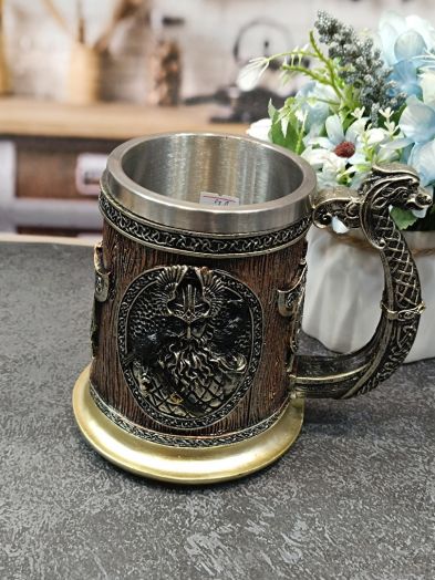 Кружка пивная из нержавеющей стали 47066