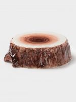 Блюдо для подачи Magistro Wood, 20.5?18.7?5.5 см, фарфор, коричневое