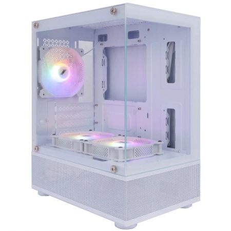 Корпус 1stPlayer MIKU Mi2-A White Mi2-A-WH-2F1R-W-1F1-W