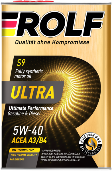Rolf Ultra A3/B4 SP 5W-40, 4л