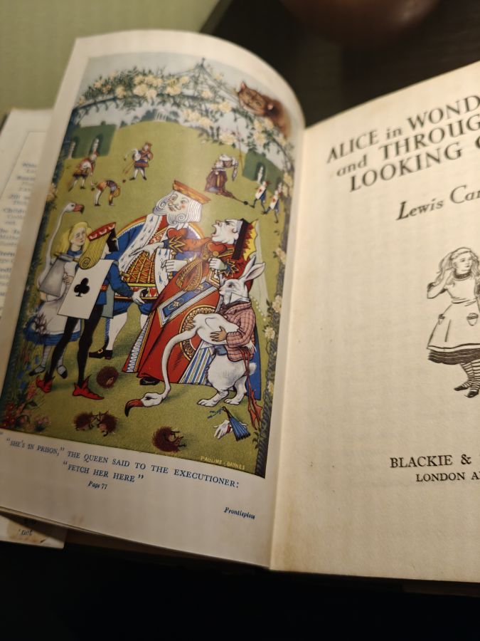 Alice in wonderland and through the looking glass by Lewis Carroll около 1957