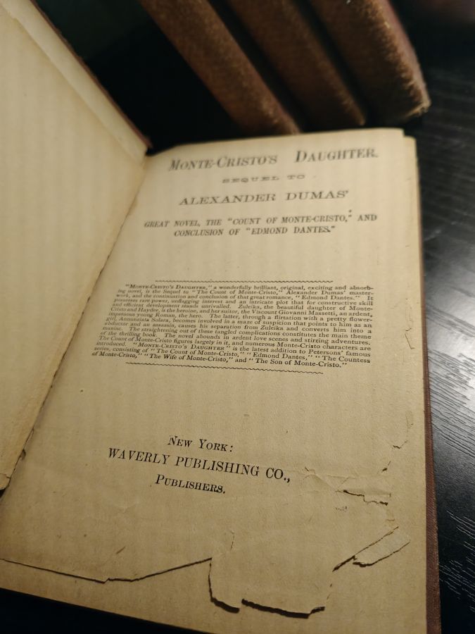 The count of Monte Christo by Alexander Dumas около 1900 4 тома