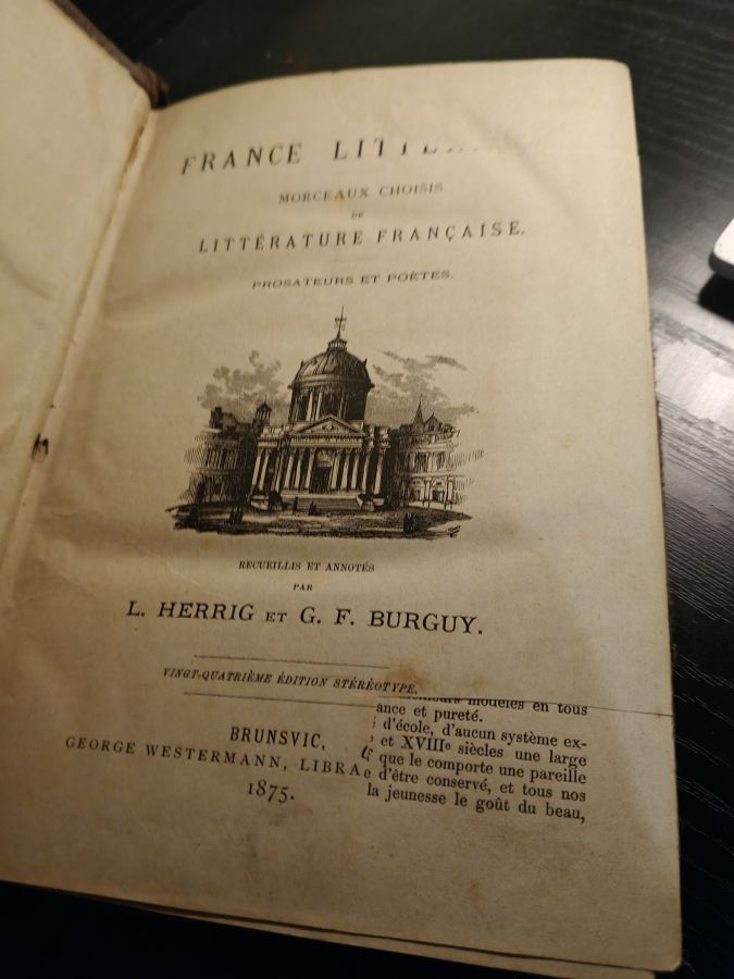 La France litteraire - Herrig 1875