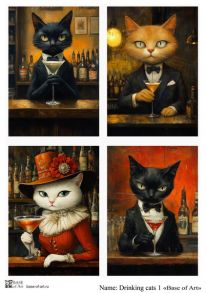 Drinking cats 1