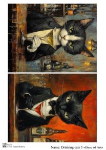 Drinking cats 5