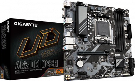Материнская плата AM5 Gigabyte A620M DS3H