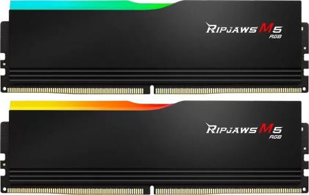 Модуль памяти DDR5 64Gb (2x32Gb Kit) G.Skill 6000 Ripjaws M5 RGB F5-6000J3238G32GX2-RM5RK
