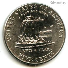США 5 центов 2004 D