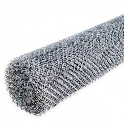 Сетка оцинкованная металлическая штрек ячейка 10х10 мм ширина 1  длина 5 м толщина 1мм
