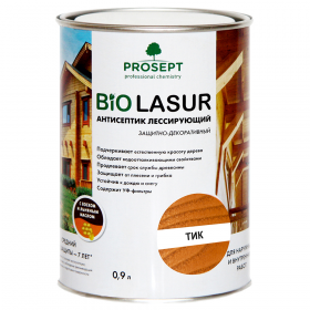 Антисептик Лессирующий Prosept BiO Lasur 0,9л 040-09 / Просепт.