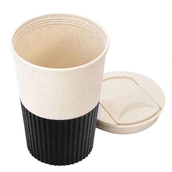 Эко стакан WAY с черной отделкой