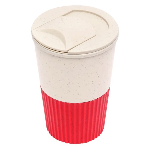 Эко стакан WAY с красной отделкой