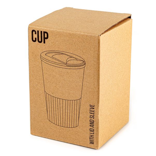 Эко стакан WAY с красной отделкой