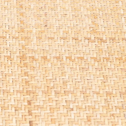 Кресло LOKI дерево вяз/ротанг, Чёрный, 50х50х84 см