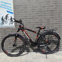 Велосипед 29" ShmanoMax 2025 с багажником черный