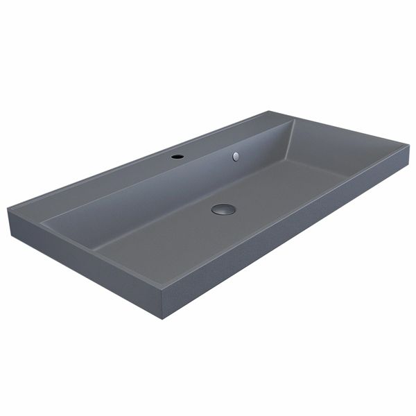 Раковина Uperwood Classic Quartz 90 бетон