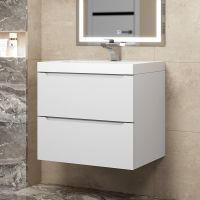 тумба с раковиной Uperwood Tanos 60 белая