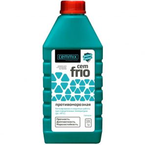 Добавка ПРОТИВОМОРОЗНАЯ "CEMFRIO" 1 л. CEMMIX