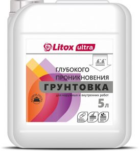 Грунтовка Литокс глубокого проник.5л.
