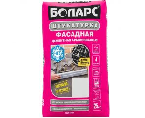 Штукатурка "БОЛАРС" фасадная 25 кг.