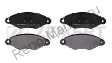 Колодки торм. диск. передн. Citroen Xsara 97-, Xsara Break 97-, Renault Kangoo 97-