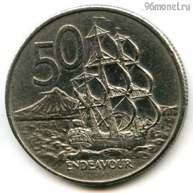 Новая Зеландия 50 центов 1980