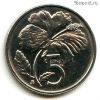 Острова Кука 5 центов 1992