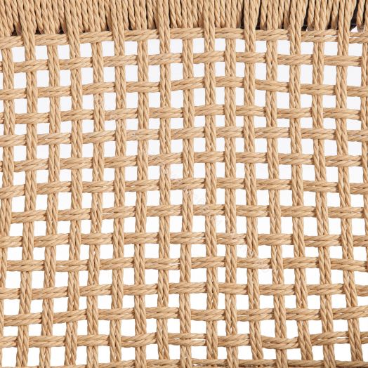 Стул VANHEIM дерево вяз/бечевка, Груша (№3), 46х45х83 см