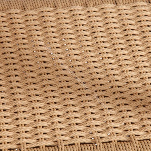 Стул VANHEIM дерево вяз/бечевка, Груша (№3), 46х45х83 см