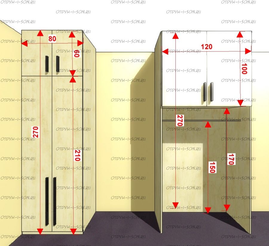 Шкафы встроенные Рома 34592
