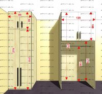 Шкафы встроенные Рома 34592