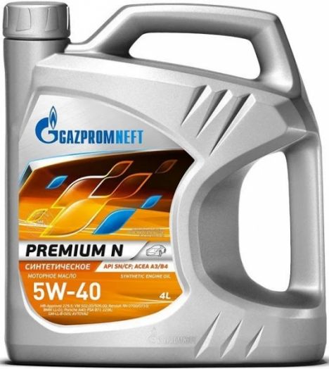 Gazpromneft Premium N 5W-40, 4л