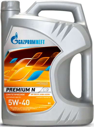 Gazpromneft Premium N 5W-40, 5л