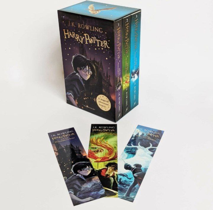 Harry Potter 1-3 Box Set: A Magical Adventure Begins By JK Rowling NEW Paperback